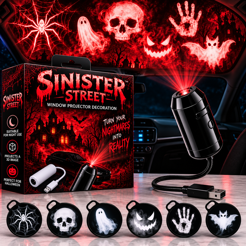 Sinister Street USB Window Projector